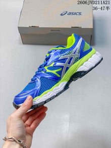 ASICS Gel Running Shoes Blue and Lime 2606JVD211A21