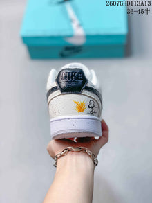 Nike Court Vision 1 Low Custom Graffiti Sneakers White