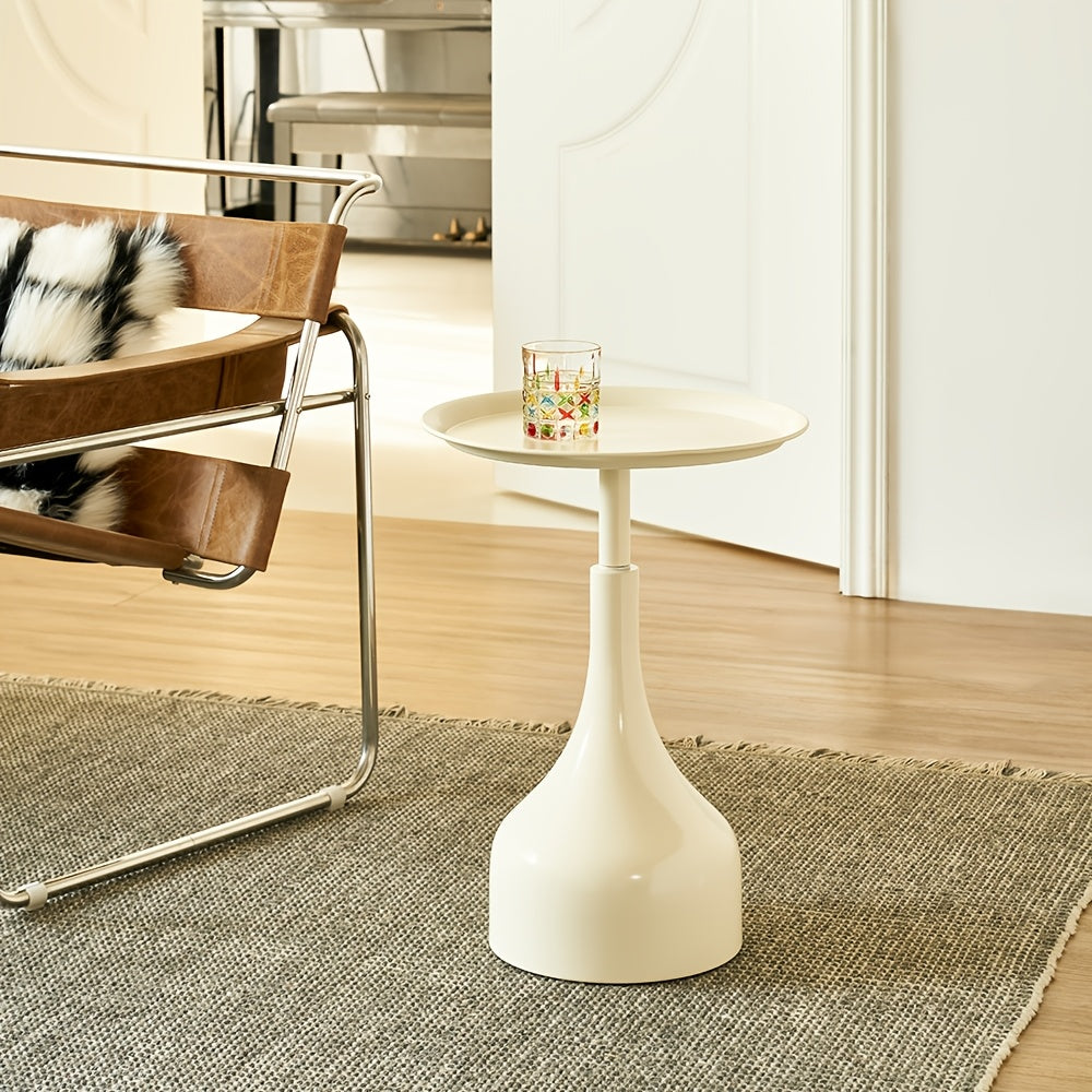 European And American-style High-end Side Tables, Glass-top Side Tables for Sofas, Simple Bedside Tables, Lightweight And Mobile Circular Coffee Tables for Balconies, And Durable Wrought Iron Corner Tables with Creative Designs.