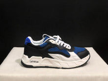 Off-White Leather Low-Top Sneakers Black Blue White EU 36-45