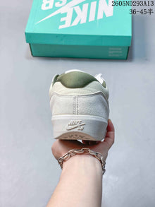 Nike SB Force 58 Low-Top Skate Shoes, Olive and White