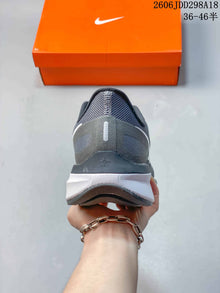 Nike Air Zoom Running Shoes, Gray and White