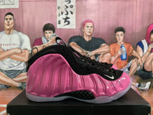Nike Air Foamposite One Pink and Black Basketball Shoes