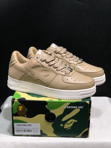 BAPE STA Low-Top Sneakers Beige with White Sole