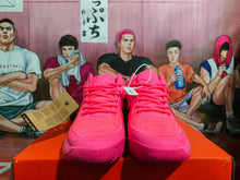 Nike Pink Basketball Sneakers with Black Swoosh
