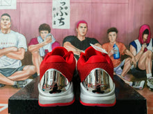 Nike Liquid Silver Red Basketball Sneakers
