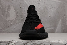Yeezy 350 V2 SPLV-350 Black and Red Sneakers