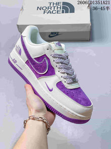 Nike Air Force 1 Low Sneakers with Glitter Swoosh