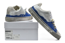Maison Margiela Replica Low-Top Sneakers in Blue and Grey