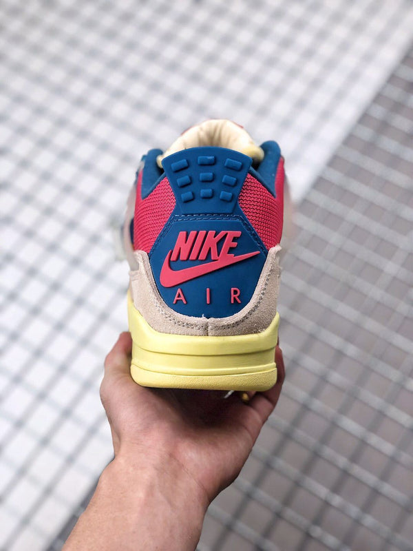 Union x Air Jordan 4 Sneakers Pink Multicolor