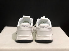 Off-White White Leather Low-Top Casual Sneakers