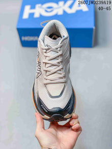 HOKA Rocket X 3 Low-Top Running Shoes White Navy Orange