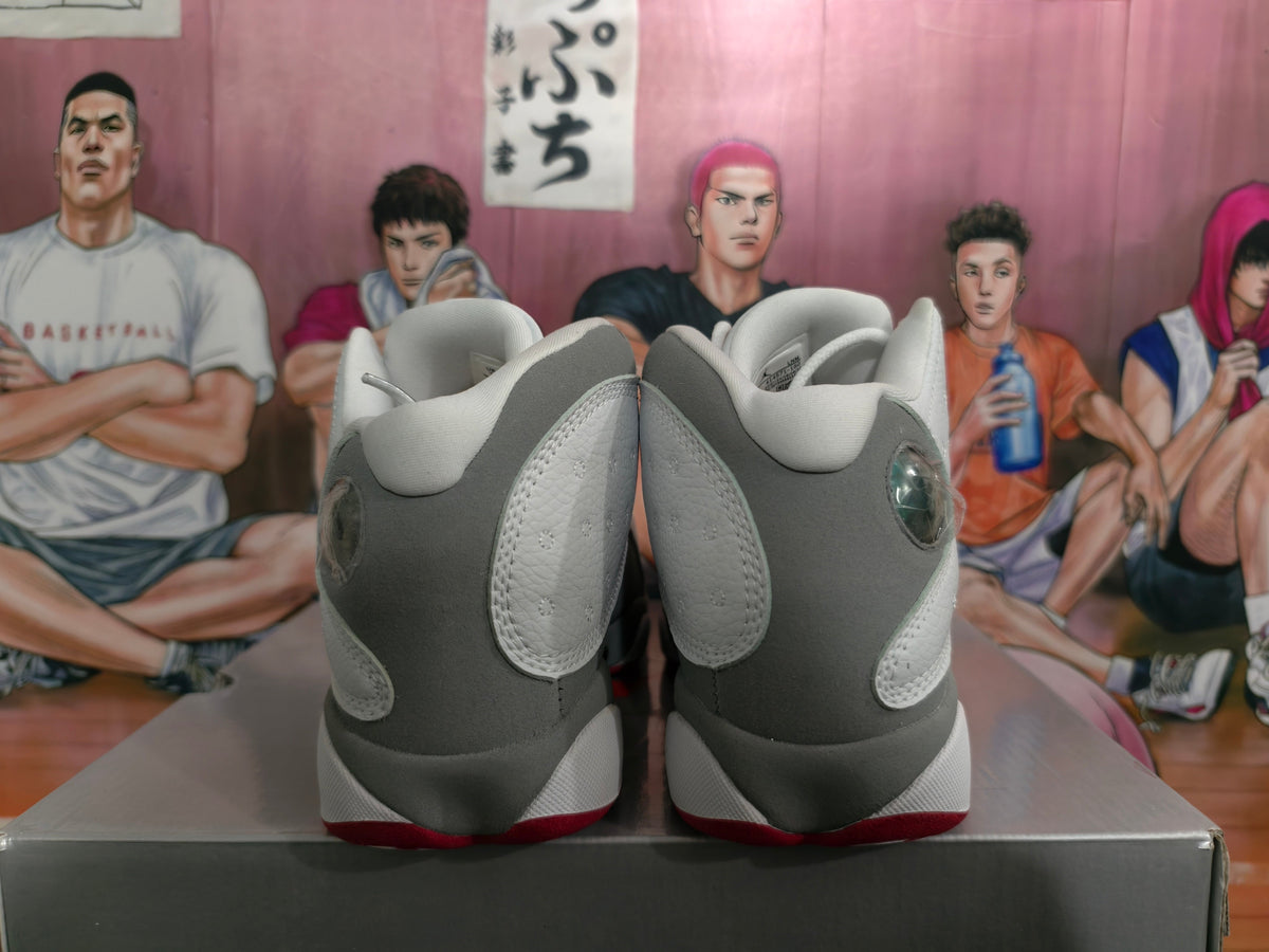 Jordan Basketball Sneakers White and Gray
