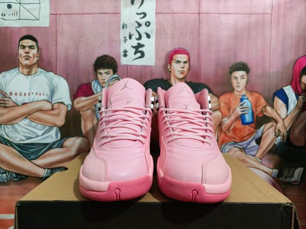 Jordan 12 Pink Basketball Sneakers