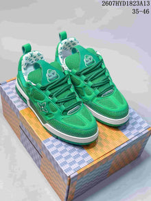 Louis Vuitton Trainer Sneakers Green 2607HYD1823A13