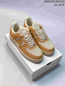 Nike Air Force 1 '07 Low Sneakers in Tan and Cream