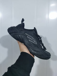Skechers Black Chunky Lace-Up Sneakers