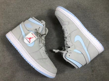 Air Jordan 1 WMNS High Zoom Grey Blue High-Top Sneakers