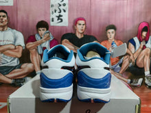 Nike Blue and White Basketball Sneakers
