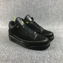 Jordan Air Jordan 3 BHM Black and Metallic Gold Sneakers