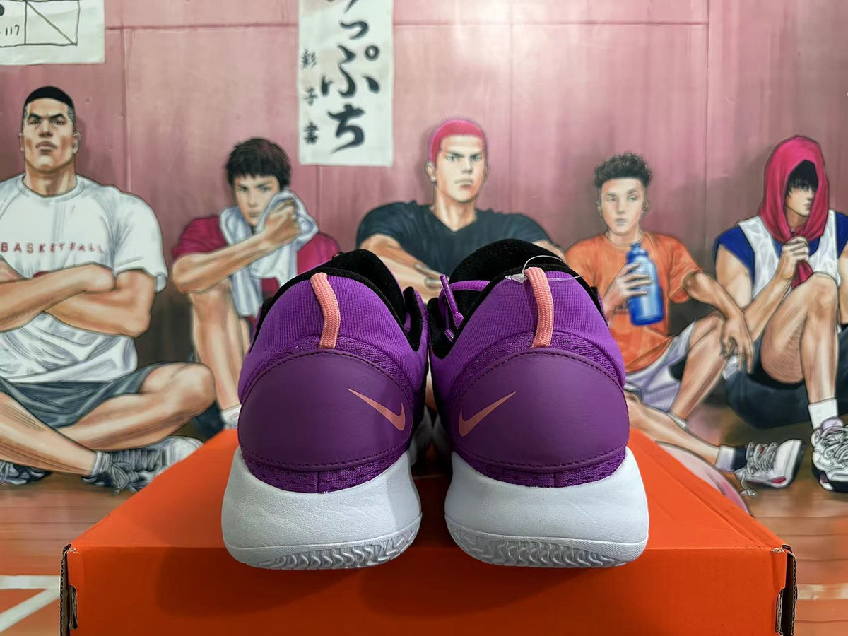 Nike Zoom Basketball Shoes in Black and Purple