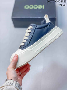 ECCO Navy and White Casual Sneakers 2607GDD603A23