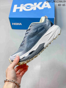 HOKA Rocket X 3 Low-Top Running Shoes Gray