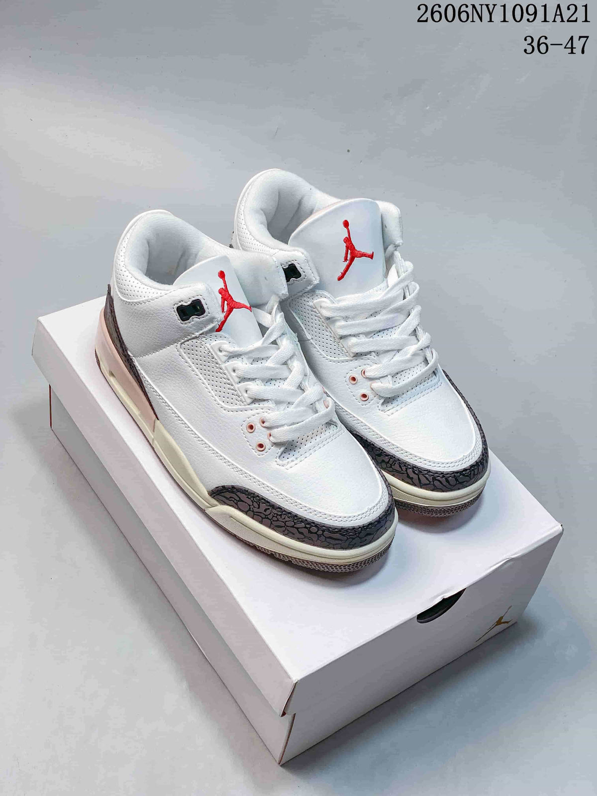 Jordan Air Jordan 3 Retro Mid-Top Sneakers, Two Colorways