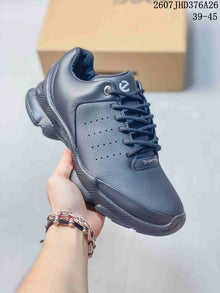 ECCO BIOM Black Lace-Up Sneakers 2607JHD376A26