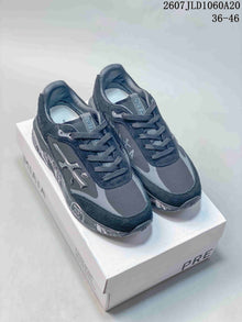 Premiata Lander Trainers Black and Gray 712800TIT