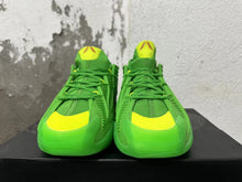 Adidas Green Basketball Sneakers with Yellow Accents
