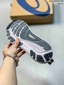 ASICS Running Shoes in Dark Gray and White