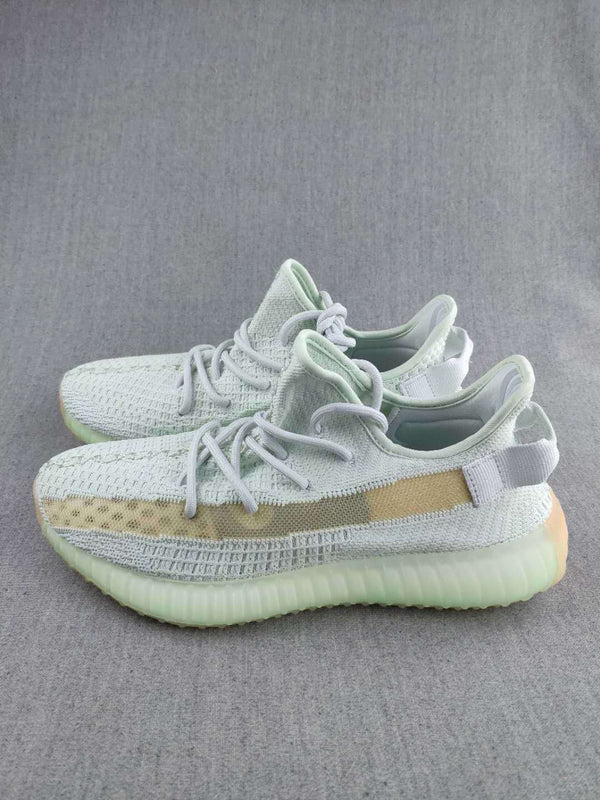 Yeezy 350 V2 Sneakers Light Green and Beige