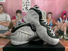 Nike Air Foamposite Sneakers Cream White Black Red