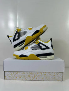 Jordan Air Jordan 4 Vivid Sulfur Sneakers White Yellow Black