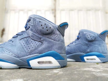 Jordan 6 Black Obsidian Blue Sneakers 384664-400