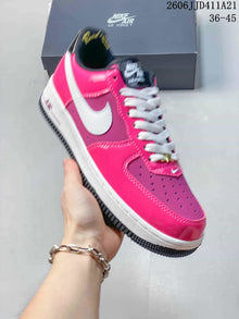 Nike Air Force 1 '07 Low Pink and White Sneakers