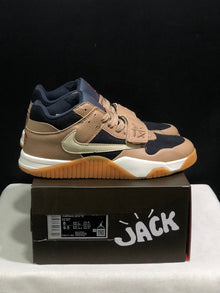 Nike Jordan Jumpman Jack Travis Scott Tan Navy Sneakers FZ8117-002