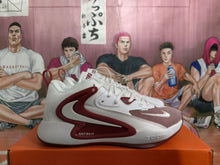 Nike Zoom Basketball Sneakers White Red
