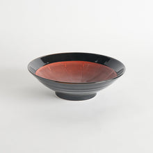Black Comb Pattern Pasta Bowl