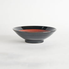 Black Comb Pattern Pasta Bowl