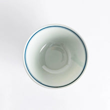 Blue Arabesque Tobe Style Donburi Bowl with Lid