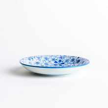 Blue Cherry Blossom Dessert Plate