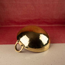Brass Wok with Glass lid (Circular & Deep cooking/ serving Utensil)