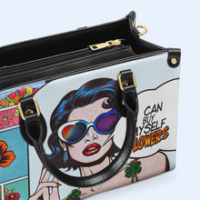 I Can Buy Myself Flowers - Personalized Custom Leather Handbag - buyflowers02