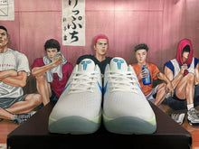 Nike Basketball Shoes in White, Blue and Sage Green