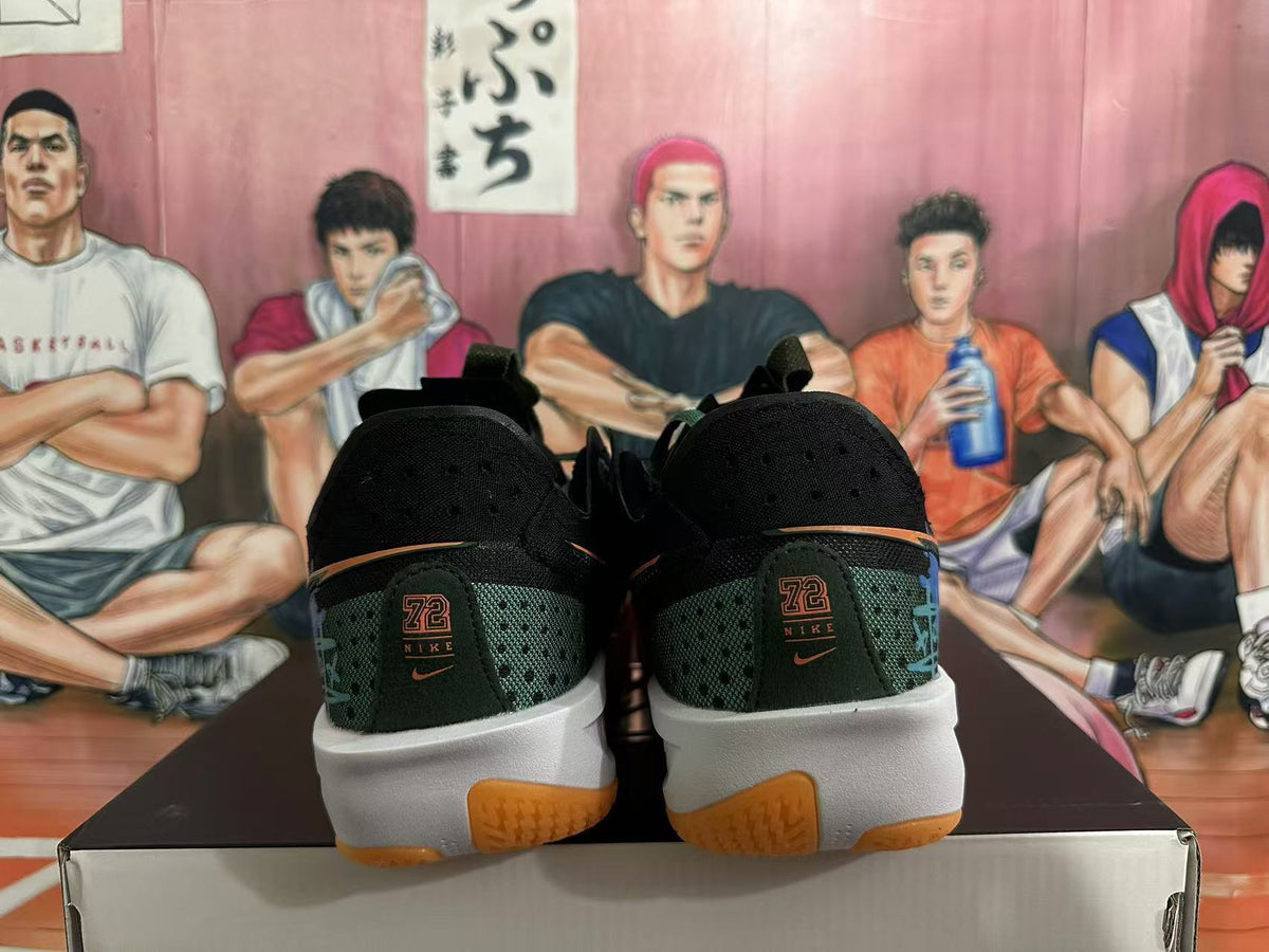 Nike GT Cut 3 Graffiti Basketball Shoes Black Green
