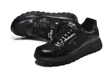 Prada Black Lace-Up Sneakers with Chunky Sole