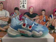 Blue Basketball Sneakers
