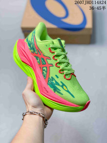 ASICS SUPERBLAST 3 Running Sneakers Lime Green and Pink